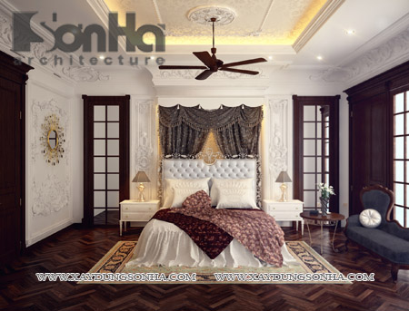 noi that phong khach kieu Phap dep 5