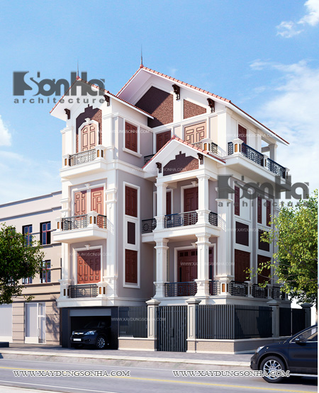 thiet ke biet thu Phap hien dai tai Nam Dinh 2