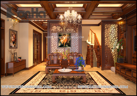 thiet ke biet thu Phap hien dai tai Nam Dinh 4