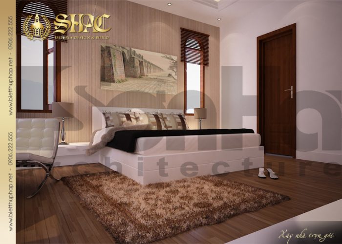 12 Thiet ke noi that phong ngu 3 biet thu co dien tai hung yen sh btcd 0001