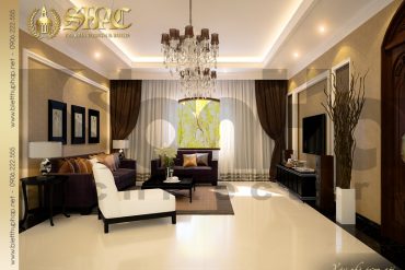 4 Thiet ke noi that phong khach biet thu tan co dien tai hung yen sh btcd 0001