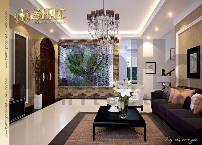 5 Mau thiet ke noi that phong khach biet thu tan co dien tai hung yen sh btcd 0001