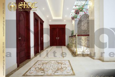 13 Thiết kế nội thất hành lang biệt thự pháp tại nam định sh btp 0016