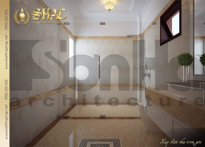 16 Thiết kế nội thất wc biệt thự pháp tại nam định sh btp 0016