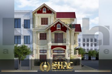 BIA kiến trúc biệt thự tân cổ điển tại quảng ninh SH BTCD 0017