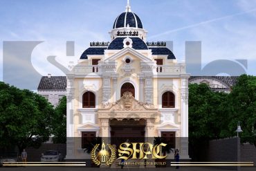BIA thiết kế biệt thự lâu đài 3 tầng tại hải phòng sh btld 0014