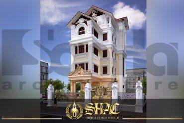 BIA thiết kế kiến trúc biệt thự tân cổ điển tại hà nội sh btcd 0003