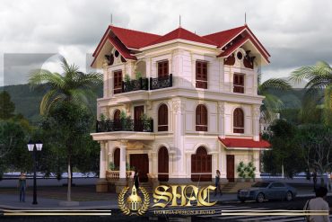 BIA Thiết kế kiến trúc biệt thự tân cổ điển tại hà nội sh btcd 0008