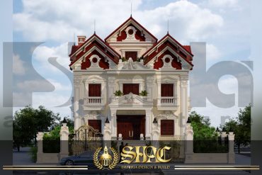 BIA thiết kế kiến trúc biệt thự tân cổ điển tại hải phòng sh btcd 0011