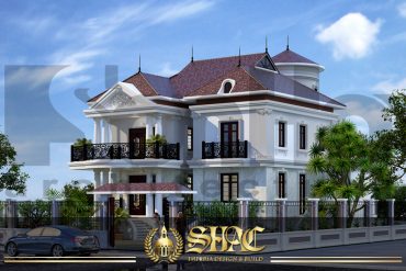 BIA thiết kế kiến trúc biệt thự tân cổ điển tại quảng bình sh btcd 0010