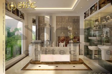 15 Thiết kế nội thất showroom biệt thự pháp đẹp tại sài gòn sh btp 0027