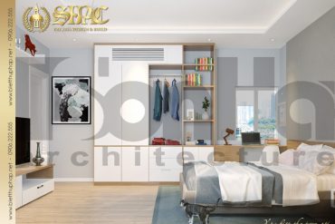 11 Thiết kế nội thất phòng ngủ 4 biệt thự tân cổ điển pháp tại hải phòng sh btcd 0029