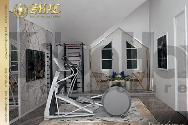 13 Thiết kế nội thất phòng tập biệt thự tân cổ điển pháp tại hải phòng sh btcd 0029