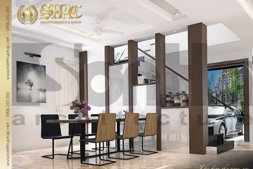 3 Thiết kế nội thất phòng bếp ăn biệt thự tân cổ điển đẹp tại hải phòng sh btcd 0029
