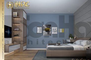 7 Thiết kế nội thất phòng ngủ 1 biệt thự tân cổ điển đẹp tại hải phòng sh btcd 0029