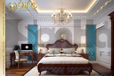 11 Thiết kế nội thất phòng ngủ 2 biệt thự pháp đẹp tại quảng ninh sh btp 0034