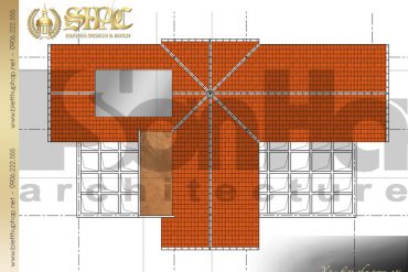 8 Mặt bằng công năng tầng mái biệt thự tân cổ điển pháp tại quảng ninh sh btcd 0034