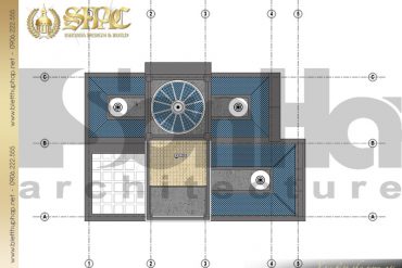 8 Mẫu thiết kế mặt bằng mái biệt thự lâu đài pháp tại Sài Gòn SH BTLD 0028