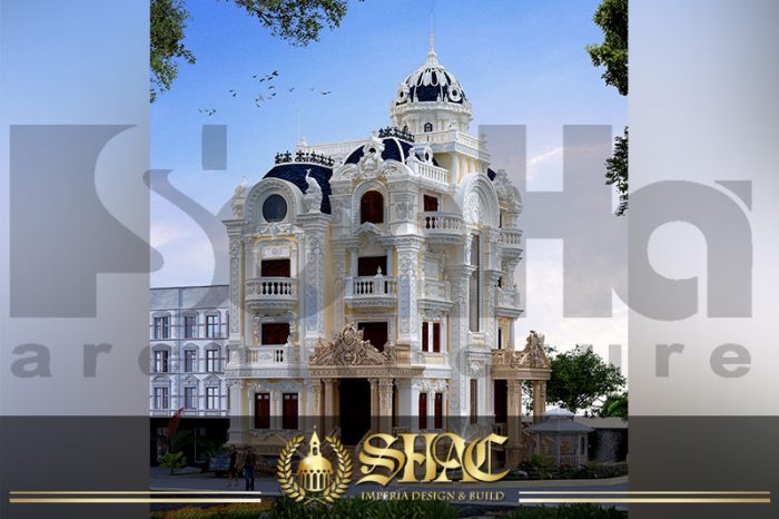 BIA Mẫu thiết kế biệt thự lâu đài pháp tại Sài Gòn SH BTLD 0028