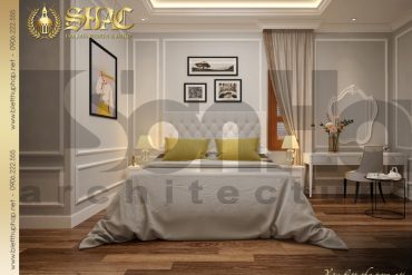 13 Thiết kế nội thất phòng ngủ 3 biệt thự tân cổ điển đẹp tại hà nội sh btcd 0049